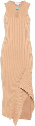 Stella McCartney Stella Mc Cartney Kleedjes Beige - Dames - Kleedjes - Beige - S - Katoen - Kleedjes
