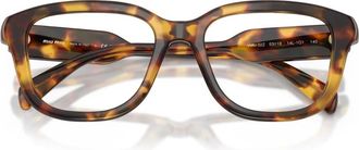Miu Miu Glasses, unisex, Brown, Size: 53 MM MU 02Zv Optical Frame
