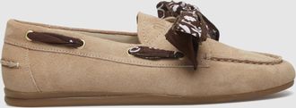Toral Shoes Mocassins Tl-Nahua Bandana Sabbia Marron