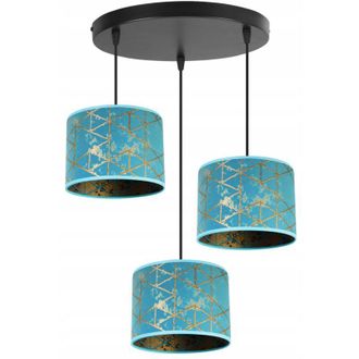 OEM L&aacute;mpara Colgante, L&aacute;mpara De Techo, Pantalla, Patr&oacute;n Dorado