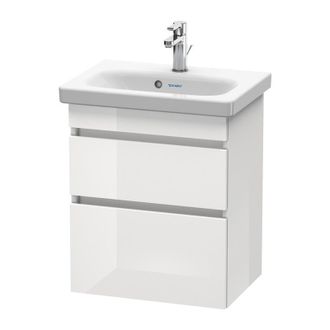 Duravit Duravit - Mueble Bajo Lavabo Durastyle Compact 610x500x368mm Blanco Brillante / Basalto Mate