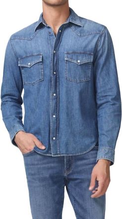 Citizens Of Humanity Western Denim Shirt In Matchbook
