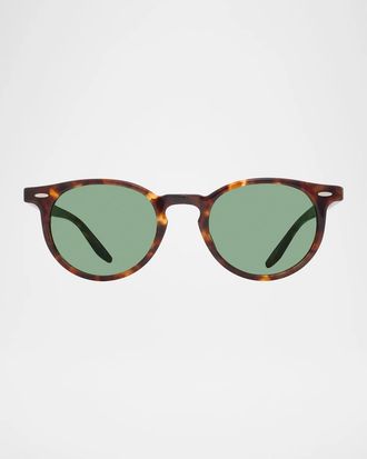 Barton Perreira Banks 50MM Round Sunglasses