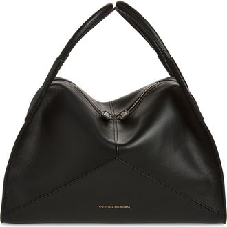 Victoria Beckham The Pli&eacute; Top Handle Bag in Black at Nordstrom