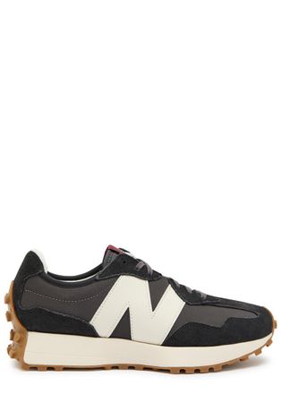New Balance New Balance 327 Panelled Nubuck Sneakers - Black And White - 6.5 (IT39.5 / UK6.5)