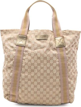 Gucci Pre-owned Gucci GG Canvas Web Tote Ladies B0KEPNKW6KP1MT33