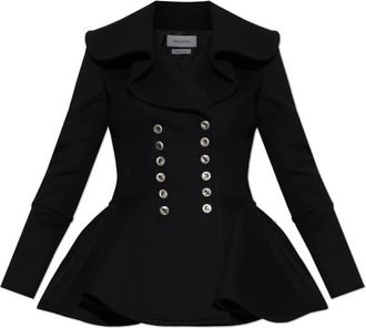 Alexander McQueen Mujer, Abrigos, Negro, Talla: XS