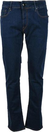 Handpicked Straight-Leg Blue Denim Jeans
