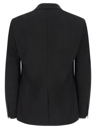 Dolce & Gabbana Mens Black Virgin Wool Blazer Clothing