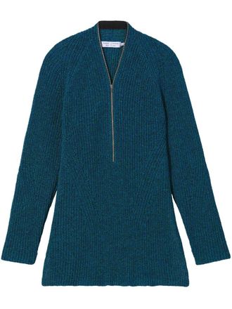 Proenza Schouler chunky knit zip top - Blue