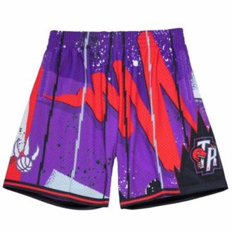 Mitchell & Ness Mens Hyper Hoops Swingman Toronto Raptors Shorts In Purple