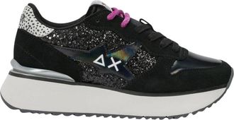 Sun 68 Big Stargirl Glitter - Dames - Sneakers - Zwart - 36 EU - Su&egrave;de - Schoenen