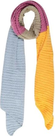 Pieces Structur NEW Block Lange Sjaal - Dames - Wintersjaals - Veelkleurig - ONE Size - Polyester - Accessoires