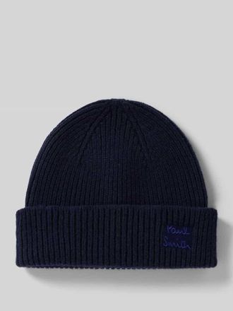 Paul Smith Beanie aus Woll-Kaschmir-Mix in Marine, Größe 1