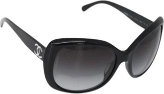 Chanel Pre-owned Accessories, female, Black, Size: ONE SIZE Pre-owned Vintage Sunglasses