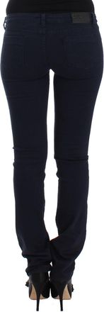 Costume National Womens Blue Straight Leg Jeans Cotton Clothing