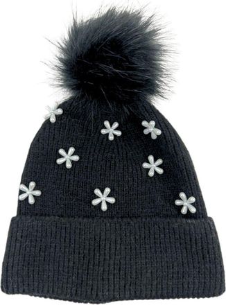 MARCUS ADLER Pearl Flower Beanie