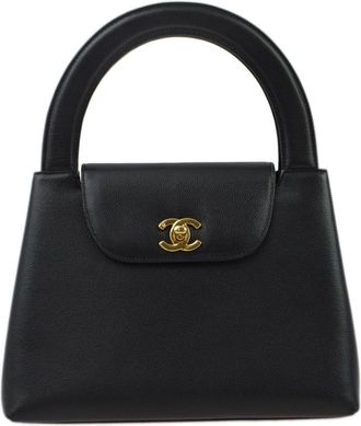 Chanel 1990-2000s CC tote bag - women - Caviar Leather - One Size - Black