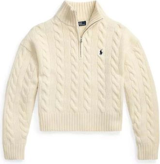 Polo Ralph Lauren Mujer, Jerseys, Blanco, Talla: L