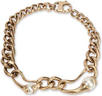 Max Mara Ketting Choker van Metaal - Dames - Kettingen - Geel - ONE Size - Accessoires