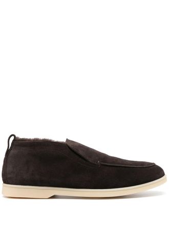 Henderson Baracco Felix loafers - men - Rubber/Calf Suede/Lambskin - 43.5 - Brown