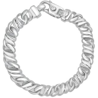 Pompeii3 Mens 14k Gold (49gram) or Platinum (80gram) 9.5mm Link Bracelet 8.5