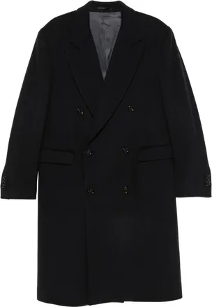 Lardini Double-breasted Peak-lapel Coat