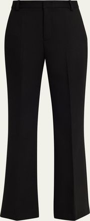 Vince Mid-Rise Flare Trousers