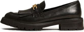 Twinset Instappers - Dames - Loafers - Zwart - 36 EU - Nylon - Schoenen