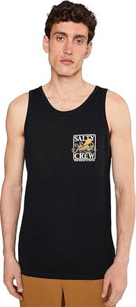 Salty Crew Ink Slinger Tank Top Mens Clothing Black : 2XL, Cotton