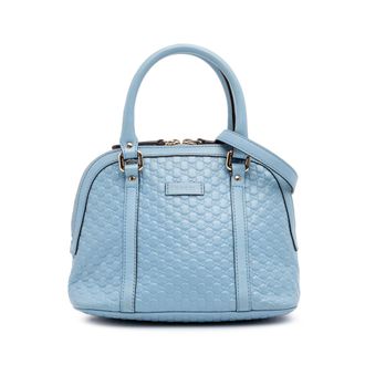 Gucci Micro Guccissima Boston Leer
