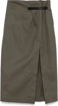 J.W.Anderson Dames, Rokken, Groen, Maat: S Katoen