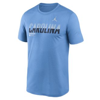 Nike Jordan Mens North Carolina Sideline Legend Jordan Brand Dri-FIT College T-Shirt in Blue | 0JTI4EYNCN-7SB
