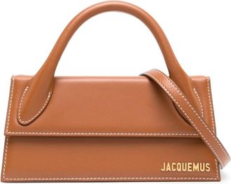 Jacquemus Bruine Leren Handtas - Dames - Handtassen - Bruin - ONE Size - Katoen - Tassen