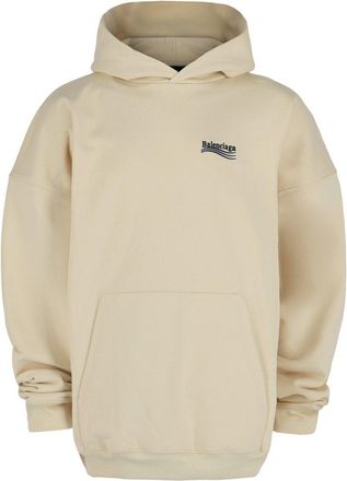 Balenciaga Political Campaign Logo-Embroidered Hoodie