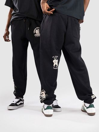 THE DUDES Dark Pattern Sweatpants schwarz