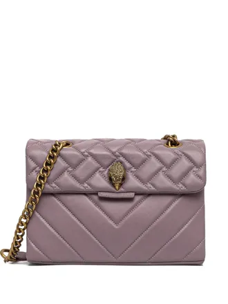 Kurt Geiger Kensington quilted crossbody bag - women - Polyester/Calf Leather/Polyurethane - One Size - Purple