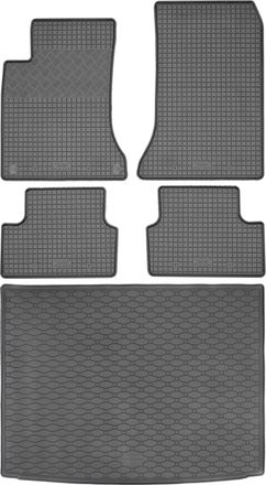 OEM Juego De Alfombrillas De Goma Para Coche Y Maletero Para Mercedes Gla I Crossover (de Marzo De 2014 A Noviembre De 2019)