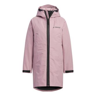 adidas (WMNS) adidas Long Down Jacket Asia Sizing Pink HN1999