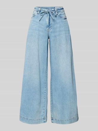 Vero Moda Regular Fit Wide Leg Jeans aus reiner Baumwolle Modell AISA in Jeansblau, Gr&ouml;&szlig;e 25/30