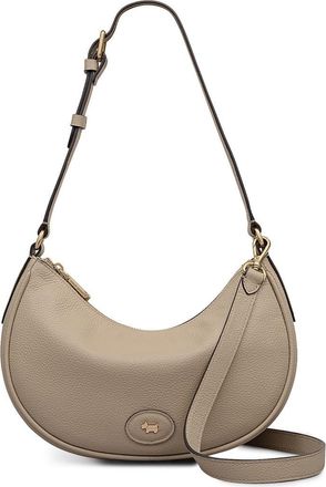 Radley London Heath Crescent Large Zip Top Shoulder Bag in Porcini at Nordstrom Rack