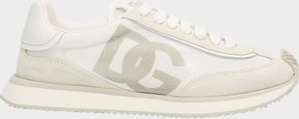 Dolce & Gabbana Mixed-Material DG Cushion Sneakers
