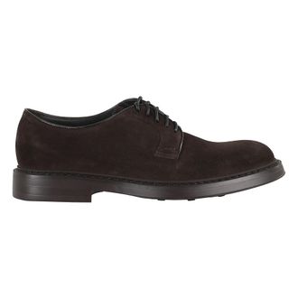 Doucal's Bruine Su&egrave;de Derby Veterschoenen - Heren - Veterschoenen - Bruin - 42 1/2 EU - Su&egrave;de - Schoenen