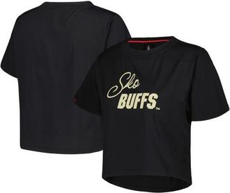 KADYLUXE Womens Black Colorado Buffaloes Milky Silk Cropped T-Shirt at Nordstrom, Size X-Large