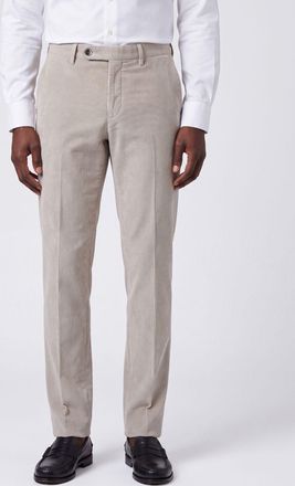 Pantaloni Torino Pantaloni chino slim fit in velluto con chiusura decentrata