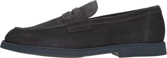 Doucal's Suede Moccasins - Heren - Loafers - Blauw - 41 EU - Leer - Schoenen
