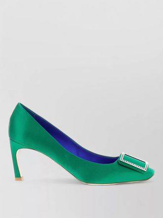 Roger Vivier silk trompette pumps