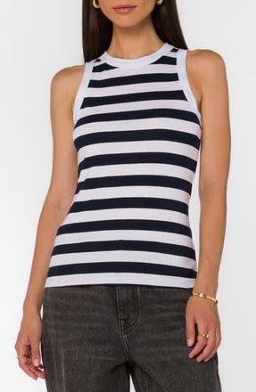 Velvet Heart Rios Racerback Tank in Navy White Stripe at Nordstrom Rack, Size X-Large