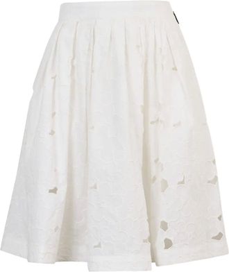 Msgm Gonna in pizzo Sangallo - Bianco