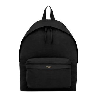 Saint Laurent City Backpack - male - Saint Laurent - Backpacks - Black - ONE SIZE - Bags